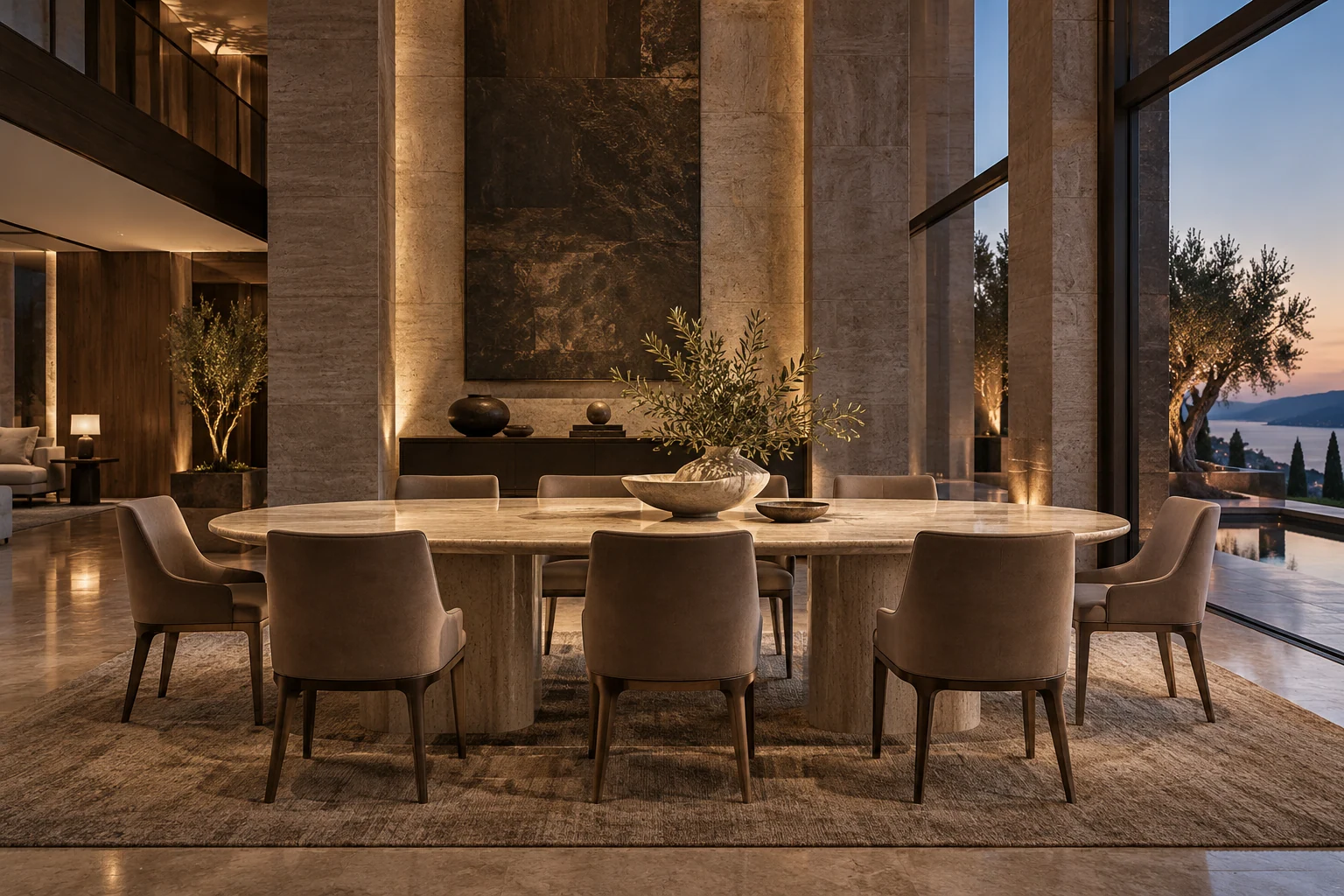 The statement dining table