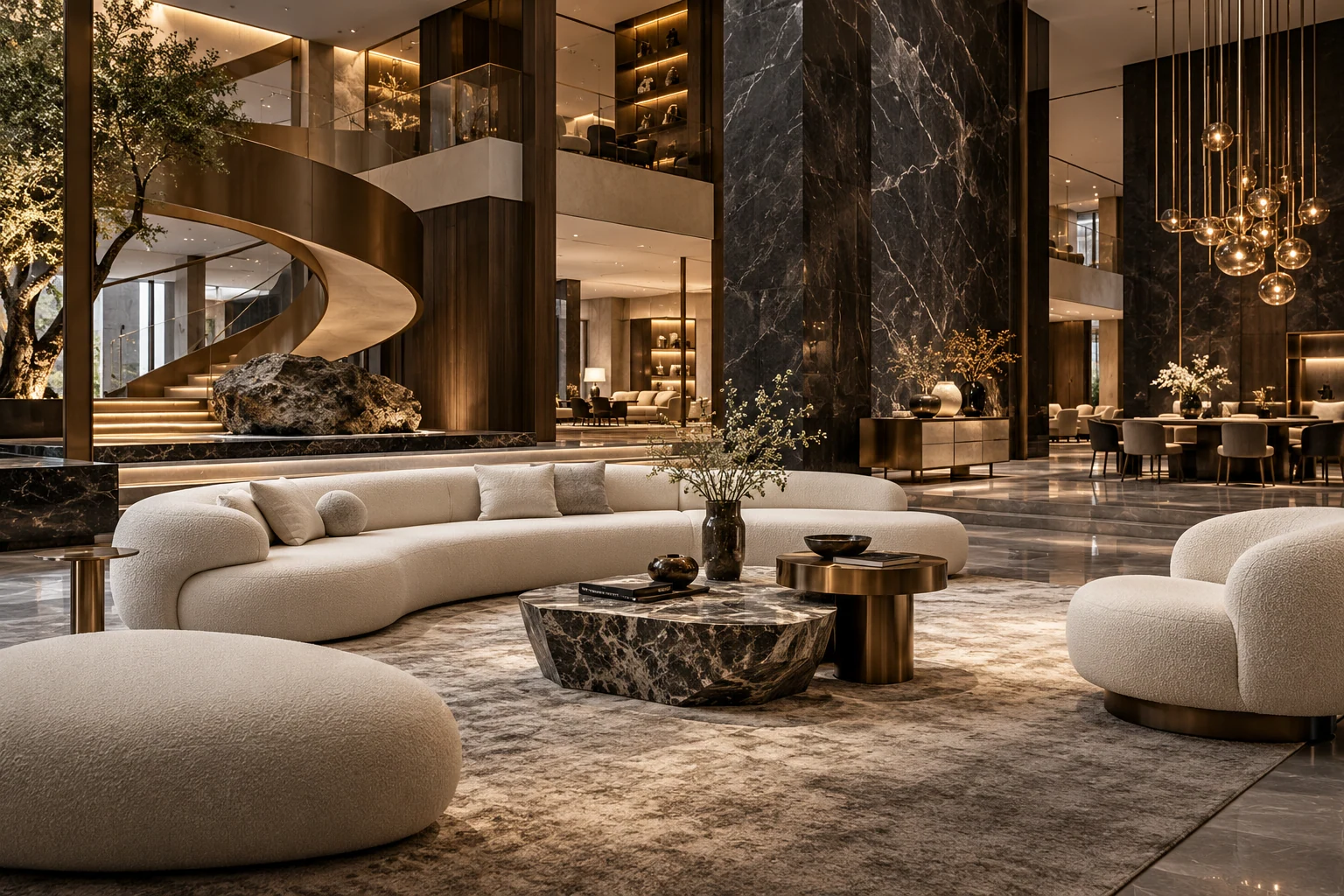 Luxury furniture showroom inspiration
